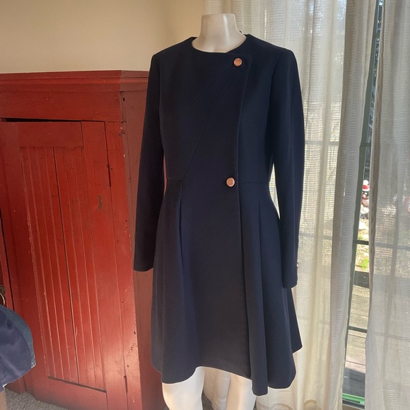 Ted Baker Wool Blend Marsia Coat 3 6 8